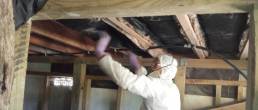 Earthwool Faced Wind Wash Barrier Black underfloor insulation