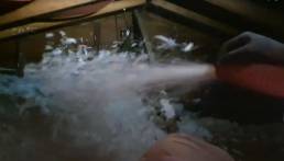 Enstall Ceiling Top-up - blow-in insulation over existing